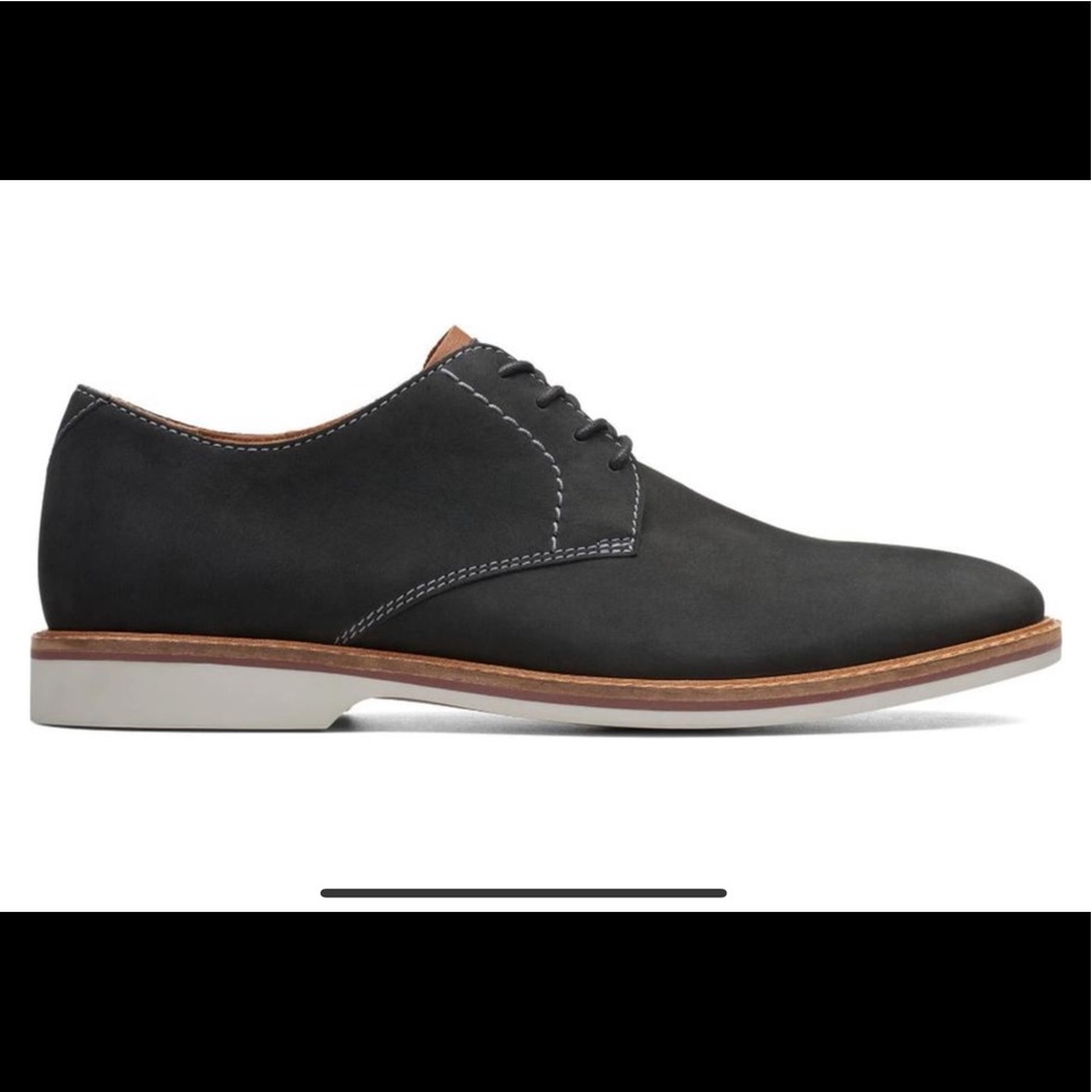 Clarks Men’s Atticus Lace Black Nubuck